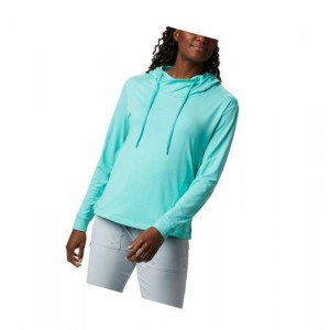 Dámské Mikina s Kapucí Columbia PFG Slack Water Knit Blankyt | VTMP-37628