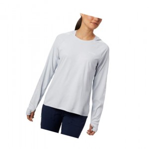 Dámské Mikina s Kapucí Columbia PFG Tidal Deflector Šedé | NLIK-59078