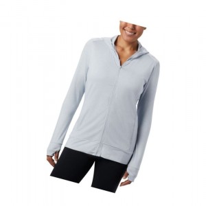 Dámské Mikina s Kapucí Columbia Place To Place II Full Zip Šedé | QKBW-85261