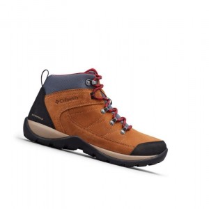 Dámské Pohorky Columbia Fire Venture II Suede Waterproof Ankle Hnědé | POUG-97234