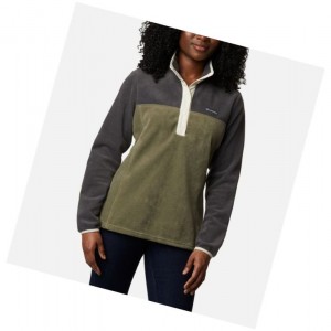Dámské Pulovr Columbia Benton Springs Half Snap Petite Tmavě Šedé Zelene | KREQ-49826