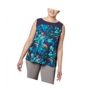 Dámské Tílko Columbia Chill River Plus Size Tmavě Blankyt | RBXL-21307