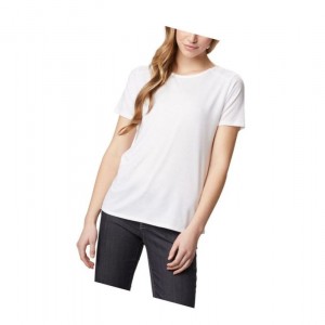 Dámské Tričko Columbia Essential Elements Short Sleeve Bílé | LEYH-07683