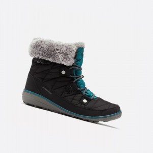 Dámské Zimní Boty Columbia Heavenly Shorty Omni-Heat Černé Tmavě | UPEH-70516