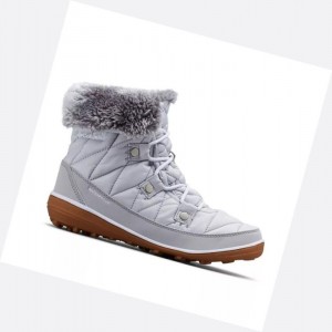 Dámské Zimní Boty Columbia Heavenly Shorty Omni-Heat Šedé Bílé | SRQH-81530