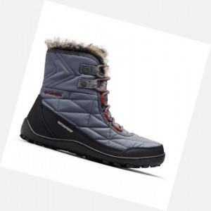 Dámské Zimní Boty Columbia Minx Shorty III Tmavě Šedé Tmavě Červené | DUXF-86054