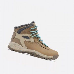 Dámské Zimní Boty Columbia Newton Ridge Plus Omni-Heat Hnědé | EWUM-32619