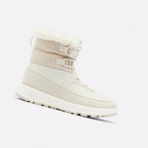 Dámské Zimní Boty Columbia Slopeside Peak Luxe Tmavě Šedé Světle Blankyt | GSJI-91674