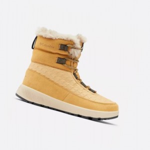 Dámské Zimní Boty Columbia Slopeside Peak Luxe Tmavě Žluté Černé | AGDT-36971