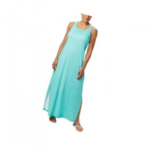 Dámské Šaty Columbia PFG Freezer Maxi Blankyt | RJIF-23901
