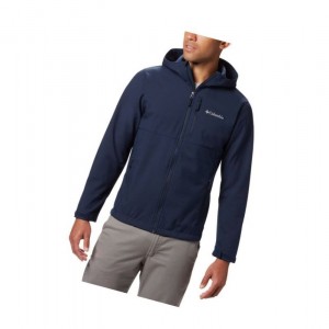 Pánské Bundy Columbia Ascender Hooded Softshell Tmavě Blankyt | NTOF-28065