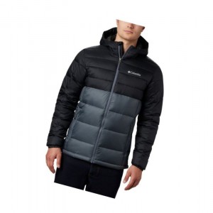 Pánské Bundy Columbia Buck Butte Insulated Hooded Tmavě Šedé Černé | KNYJ-25387