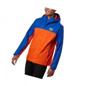 Pánské Bundy Columbia Collegiate Glennaker Storm - Florida Oranžové | TXRL-29734