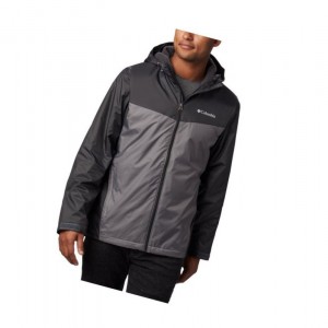 Pánské Bundy Columbia Glennaker Sherpa Lined Tmavě Šedé | OKXF-75684