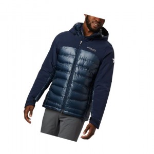 Pánské Bundy Columbia Heatzone 1000 TurboDown II Tmavě Blankyt | LUHK-42536