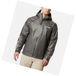 Pánské Bundy Columbia PFG Terminal OutDry Ex Šedé | DIZK-85637