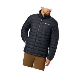 Pánské Bundy Columbia Powder Lite Big Černé | KDJH-05143