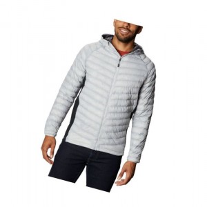 Pánské Bundy Columbia South Valley Hybrid Hooded Šedé Černé | BKSM-72493