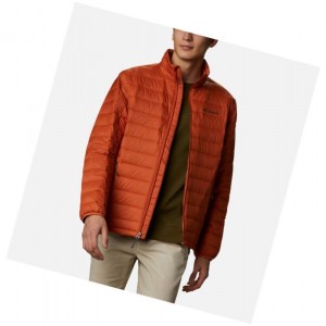 Pánské Bundy Columbia Voodoo Falls 590 TurboDown Oranžové | VFIY-15327