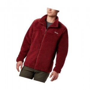 Pánské Bundy Columbia Winter Pass Full Zip Fleece Červené | BYEH-74501