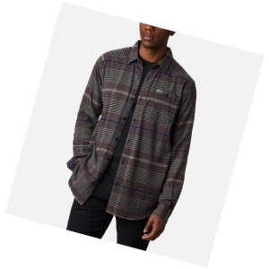 Pánské Košile Columbia Cornell Woods Flannel Long Sleeve Šedé Zelene | KAVU-47059