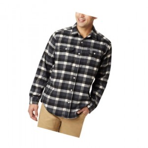 Pánské Košile Columbia Deschutes River Heavyweight Flannel Černé | PMHT-70836