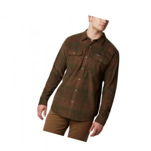 Pánské Košile Columbia Flare Gun Corduroy Zelene | FPTD-06549