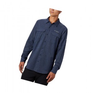 Pánské Košile Columbia Irico Long Sleeve Tmavě Blankyt | ACEF-09784