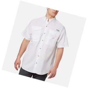 Pánské Košile Columbia PFG Bonehead Short Sleeve Big Bílé | EGPQ-89640