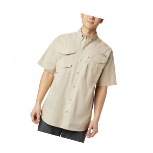 Pánské Košile Columbia PFG Bonehead Short Sleeve Big Hnědožlutý | XEPZ-73285
