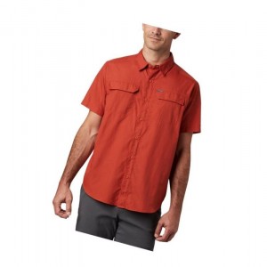 Pánské Košile Columbia Silver Ridge 2.0 Krátké Sleeve Červené | ZYSW-80251