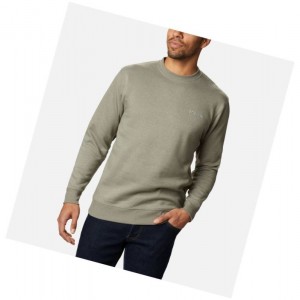 Pánské Mikina Columbia Hart Mountain II Crew Fleece Šedé Zelene | ZHOR-28635
