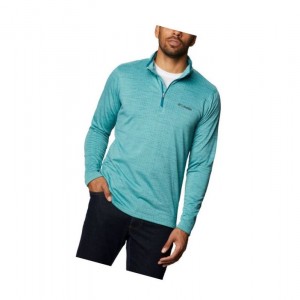 Pánské Mikina Columbia Hawkins Ave Half Zip Blankyt | ZWUY-91845