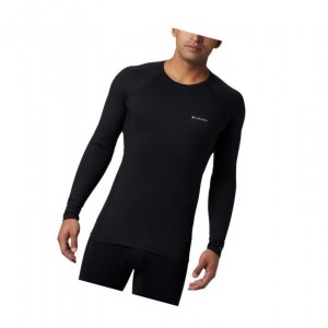 Pánské Mikina Columbia Heavyweight Stretch Long Sleeve Černé | VMRJ-32671