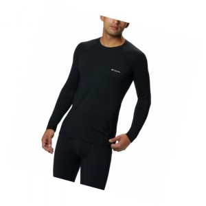 Pánské Mikina Columbia Midweight Stretch Baselayer Long Sleeve Černé | BCKD-27408