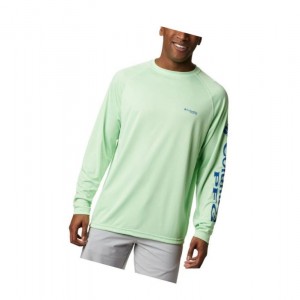 Pánské Mikina Columbia PFG Terminal Tackle Long Sleeve Blankyt | FIXM-85963