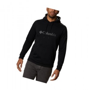 Pánské Mikina s Kapucí Columbia CSC Basic Logo II Černé | NQTG-07358