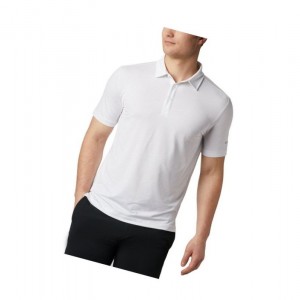 Pánské Polo Triko Columbia Omni-Wick Sunday Bílé | MWOT-10528