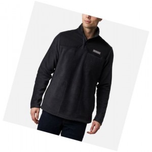 Pánské Pulovr Columbia Cottonwood Park Half Snap Fleece Černé | OHVB-76283