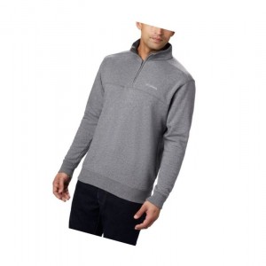 Pánské Pulovr Columbia Hart Mountain II Half Zip Tall Šedé | JCUL-48753
