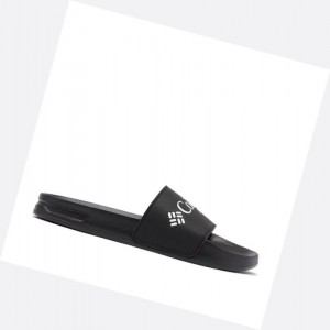 Pánské Slide Columbia PFG Tidal Ray Černé Bílé | XONH-85240