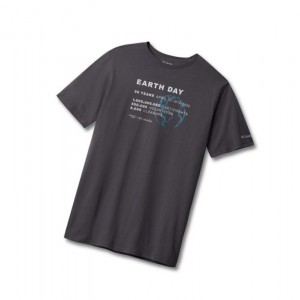 Pánské Tričko Columbia Earth Day Šedé | TOLS-38725