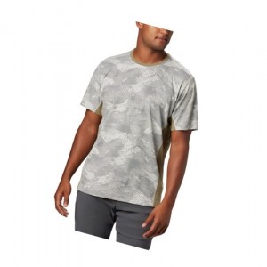 Pánské Tričko Columbia Solar Chill 2.0 Short Sleeve Hnědožlutý | KMQL-67910