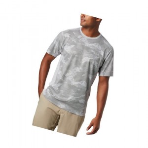 Pánské Tričko Columbia Solar Chill 2.0 Short Sleeve Šedé | GEPX-83409