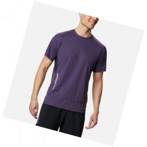 Pánské Tričko Columbia Titan Ultra II Short Sleeve Fialové | VYLX-32985