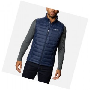 Pánské Vesta Columbia Voodoo Falls 590 TurboDown Tmavě Blankyt | GNMX-73508