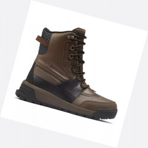 Pánské Zimní Boty Columbia Bugaboot Celsius Plus Omni-Heat Infinity Wide Tmavě Hnědé Černé | AHWL-54013